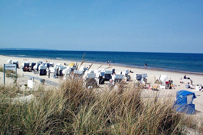 Strand in Baabe auf Südost Ruegen