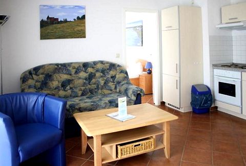 Ferienwohnung am Kurpark in Baabe Wohnbereich