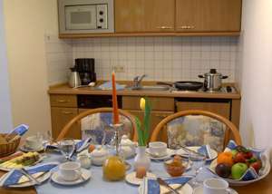 Apartmenthaus Seeadler in Baabe Küchenzeile