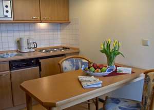 Apartmenthaus Strandläufer in Baabe Küchenzeile