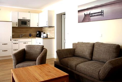 Ferienwohnung Strandstraße in Baabe Küche